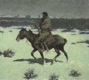 Frederic Remington The Luckless Hunter (mk43) France oil painting artist